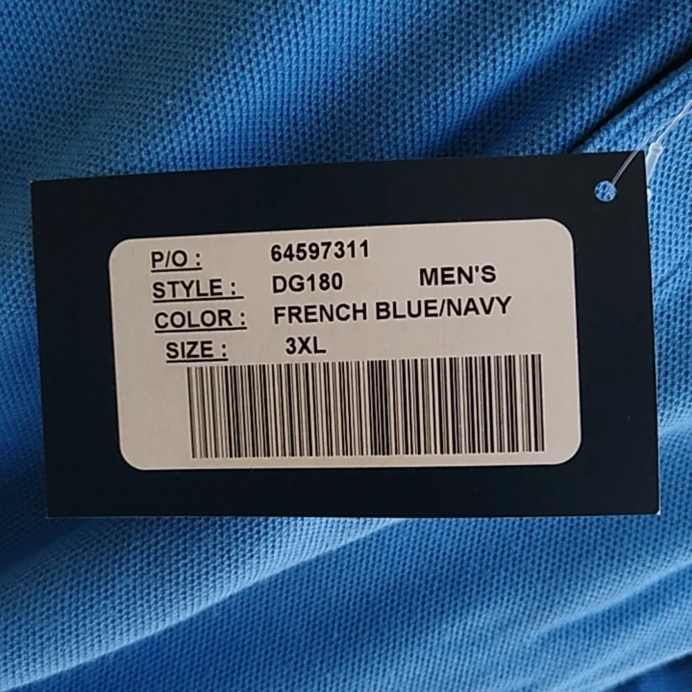 NWT Devon & Jones Men's Sporty Drytec 20 Performance Colorblock Polo - Size 3XL - Picture 6 of 8